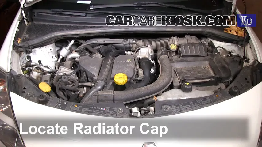 2011 Renault Clio dCi 1.5L 4 Cyl. Turbo Diesel Coolant (Antifreeze) Flush Coolant